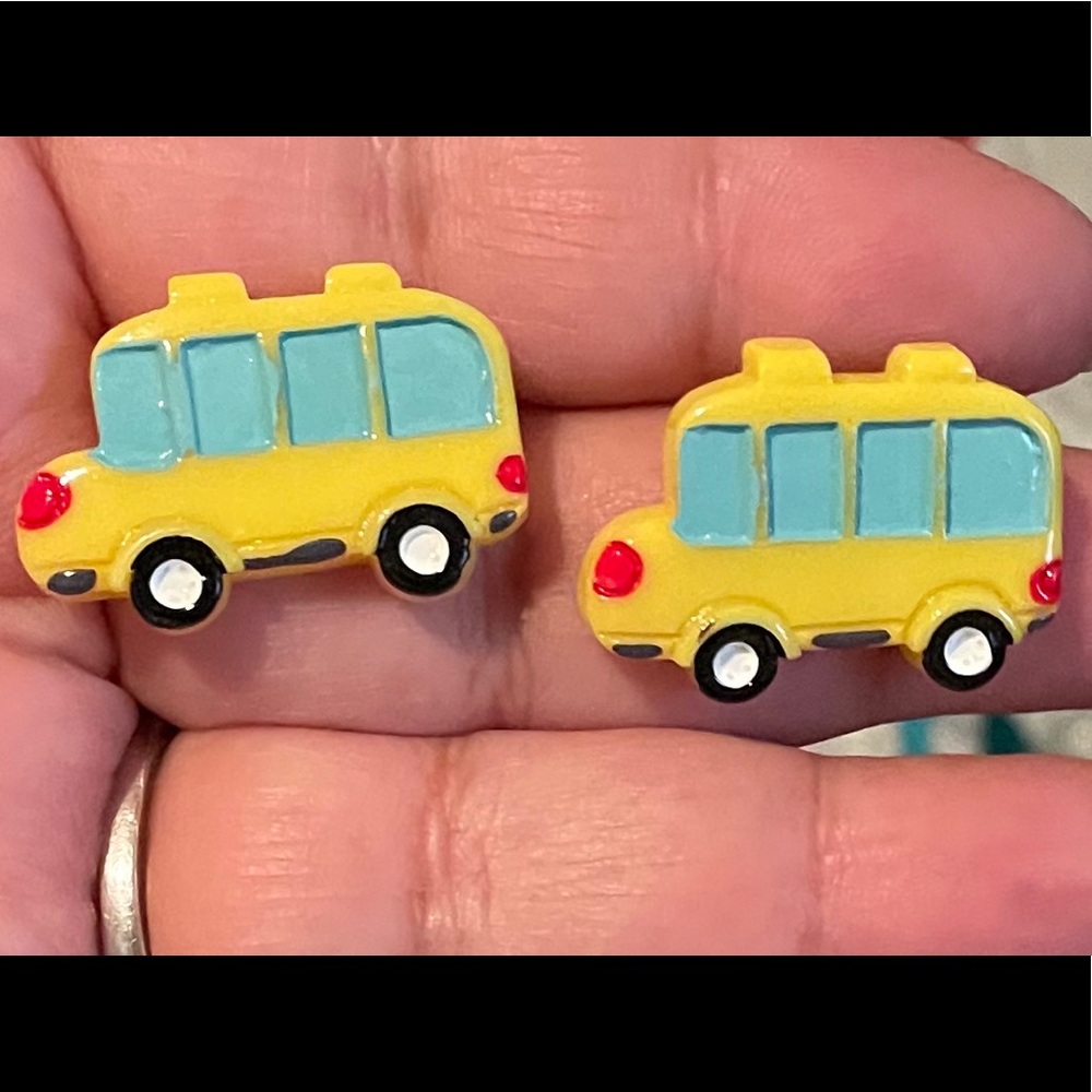 School Bus Earrings